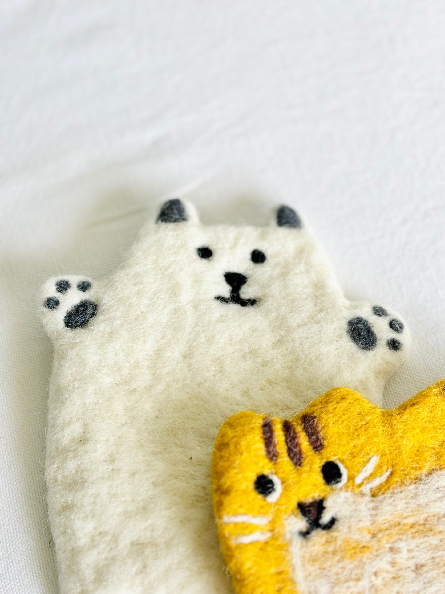 Polar Bear Wool Coaster