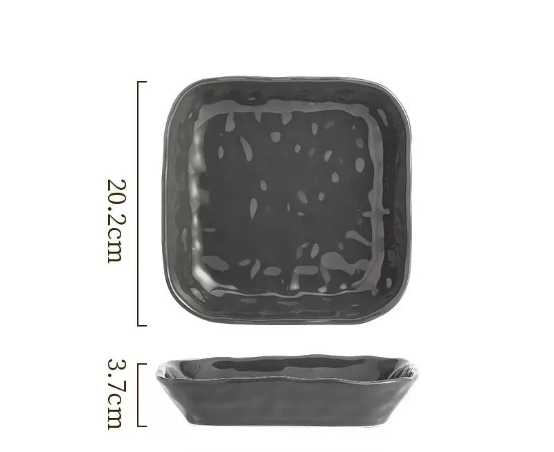 PureForm Graphite Tableware Set (4-Piece)