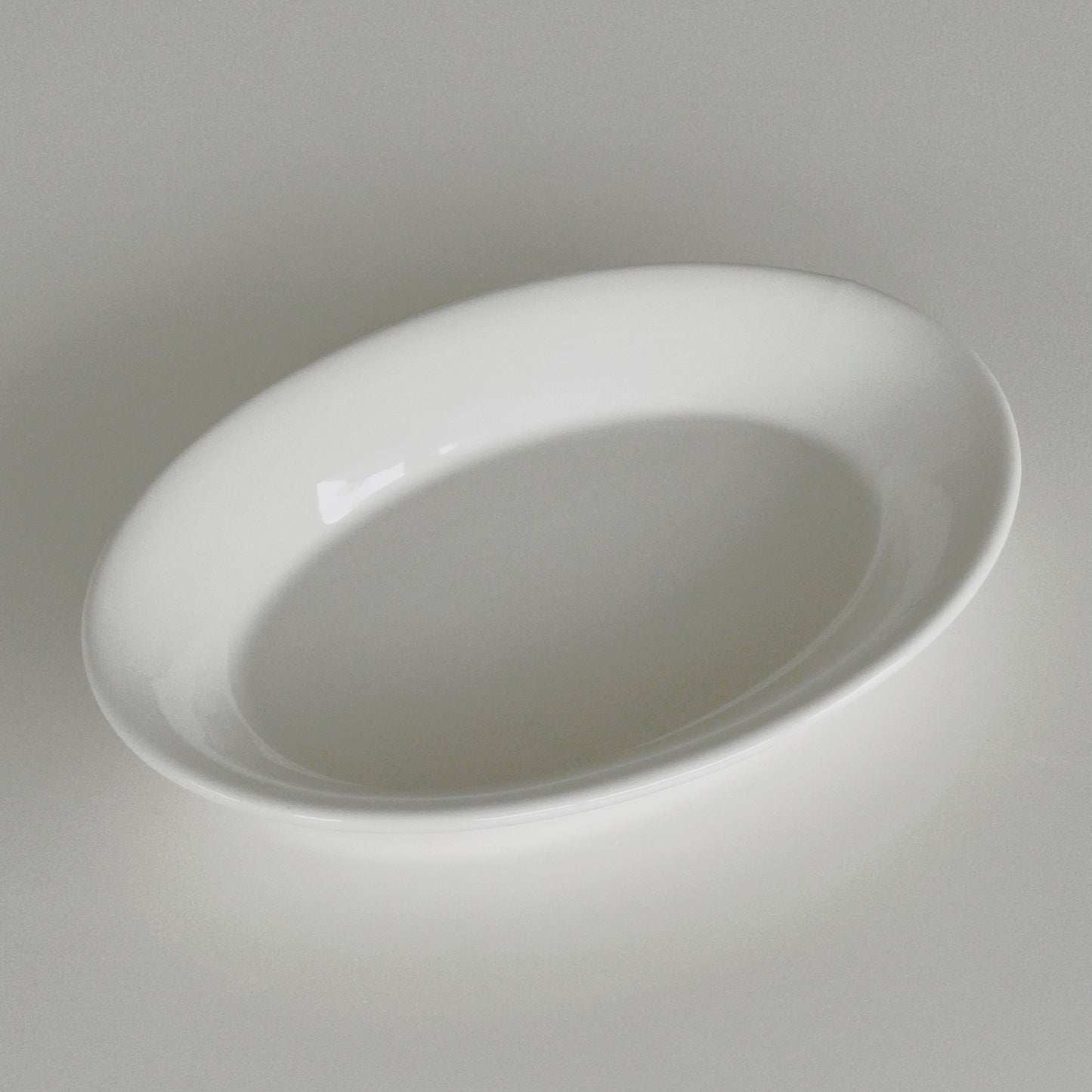 20% off - Milky Elegance Oval Dish
