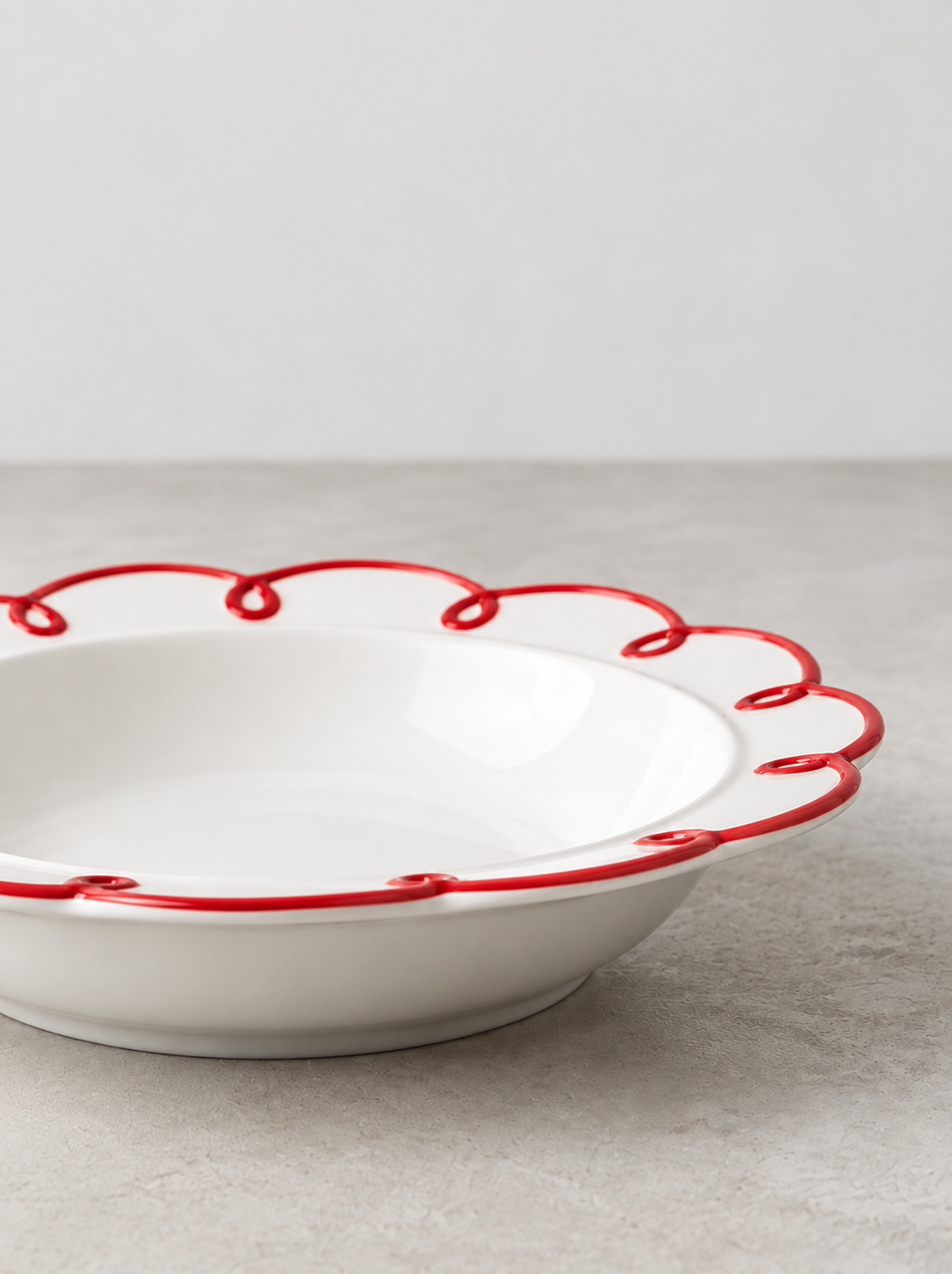 Apple Red 9’’ Soup Dish