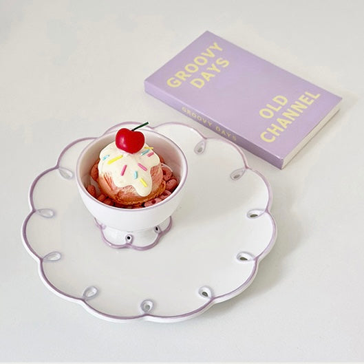 Violet Plate Set