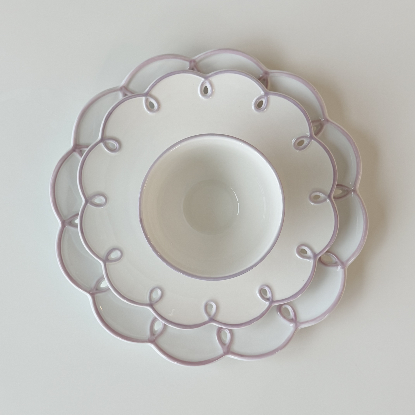 Violet Plate Set