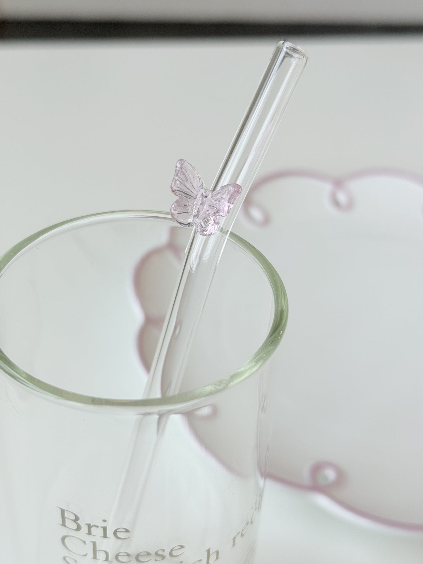 Glass Straw - Butterfly