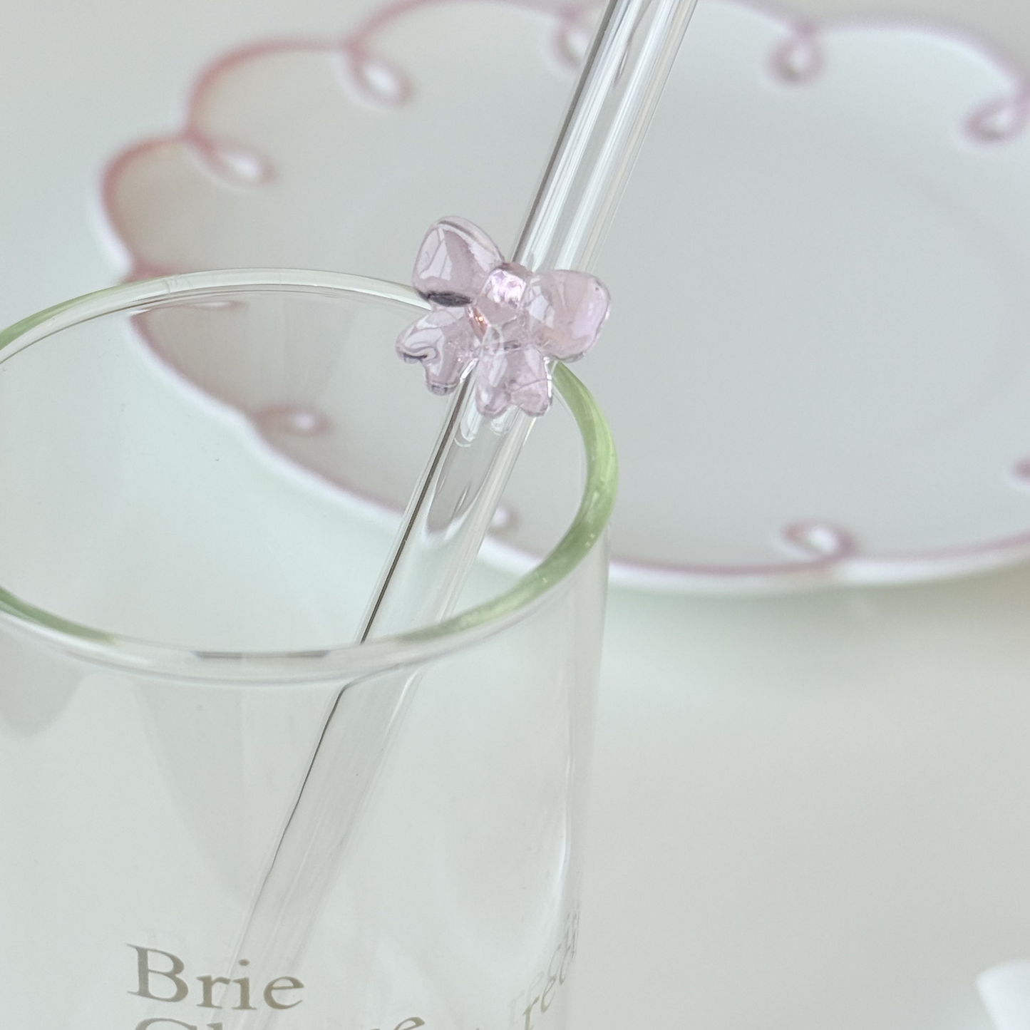 Glass Straw - Bowknot
