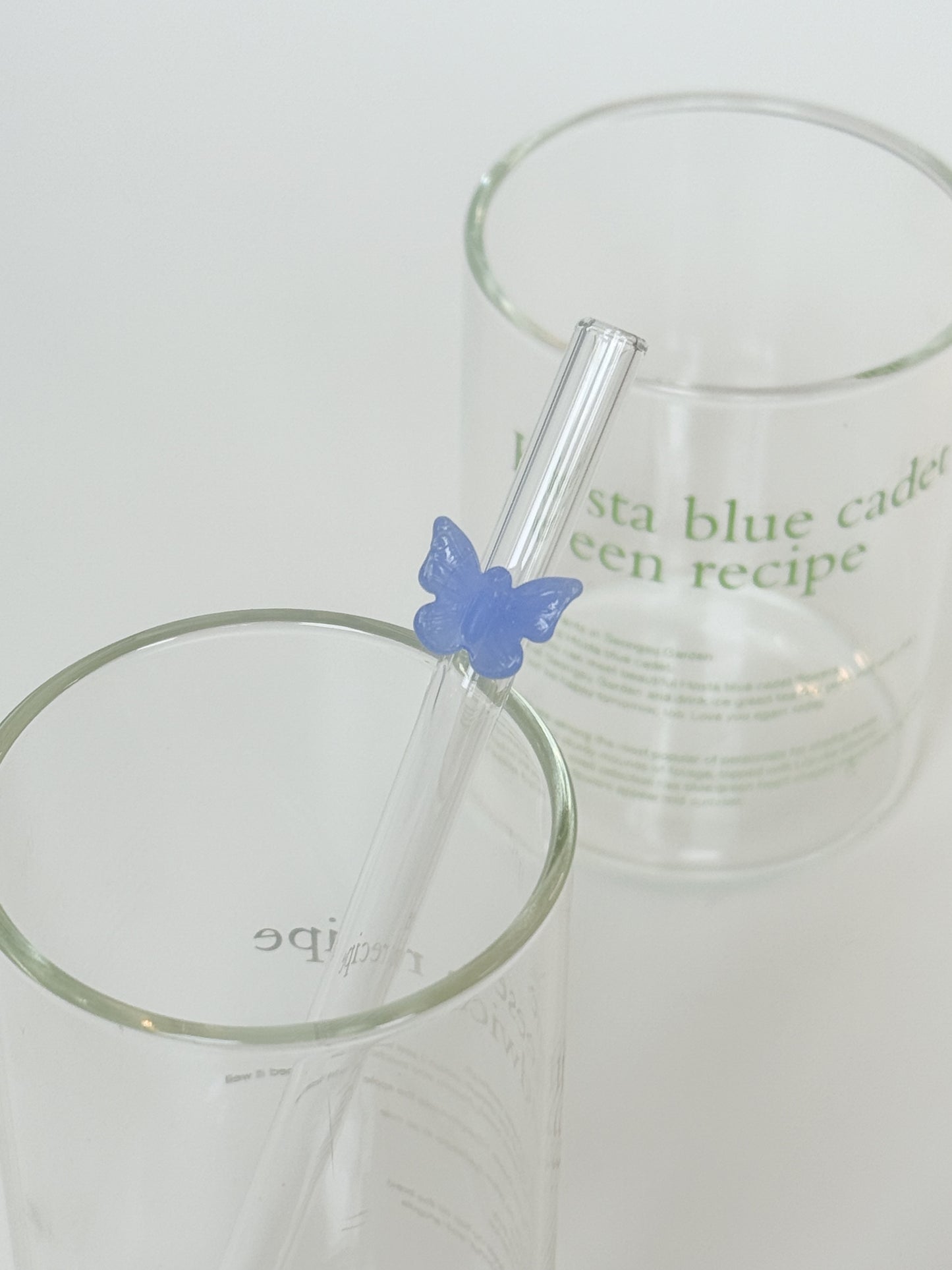 Glass Straw - Butterfly