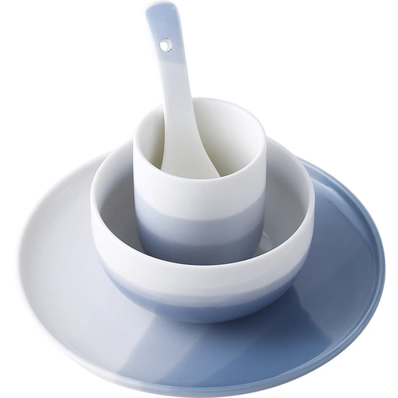 Gradient Blue Ceramic Dinnerware Set