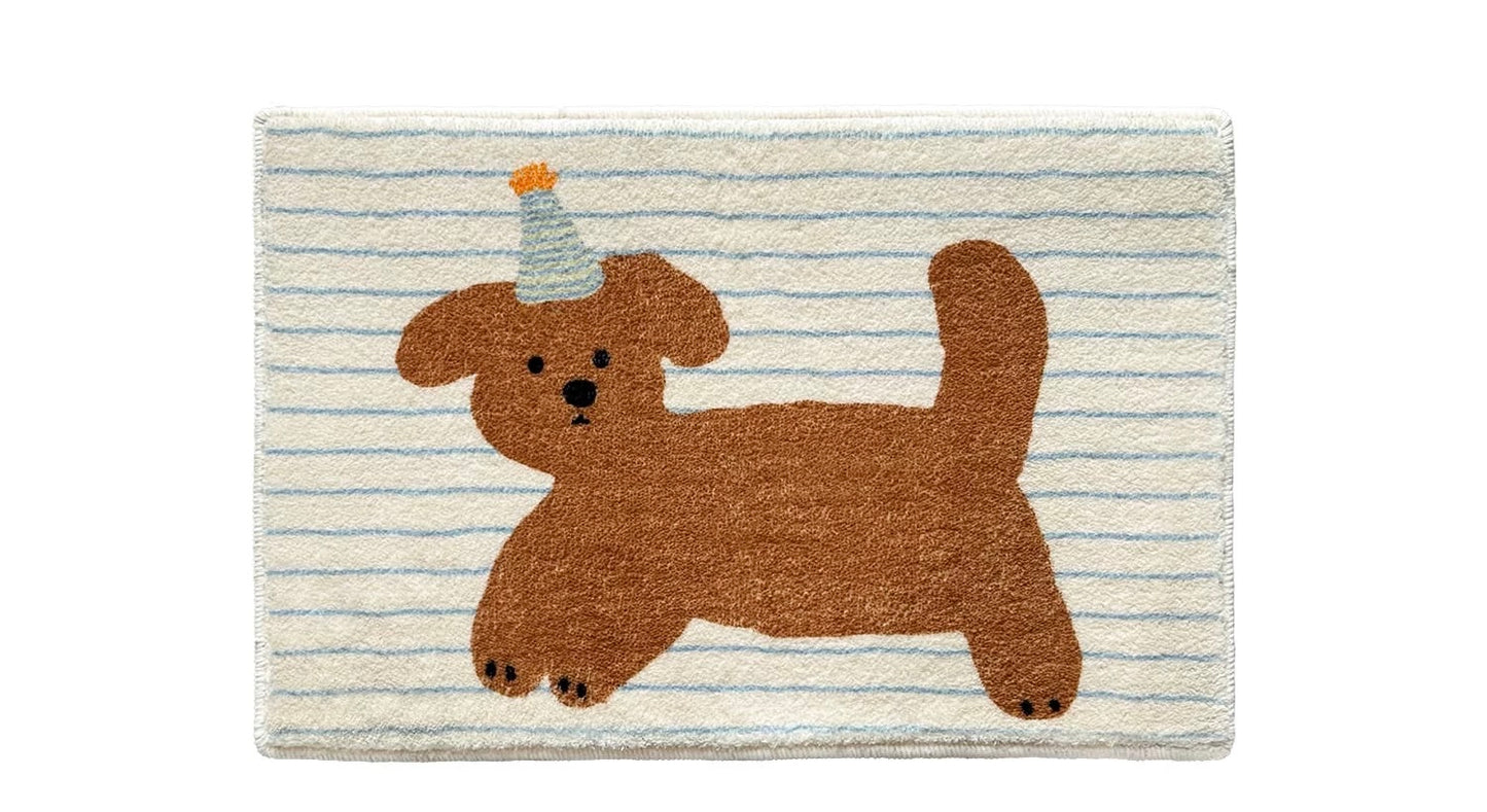 Cozy Puppy Plush Bath Mat