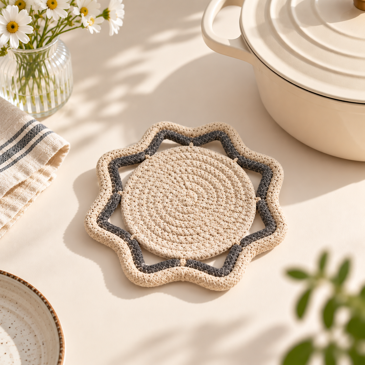 Petal Weave Trivet