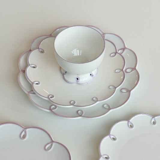 Violet Plate Set