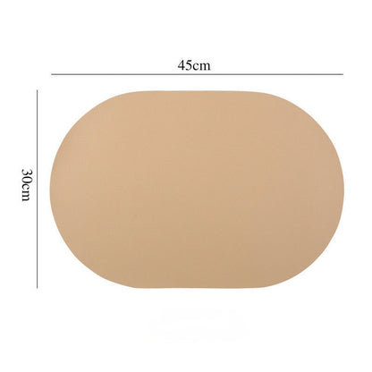 Nordic Style Leather Table Mat
