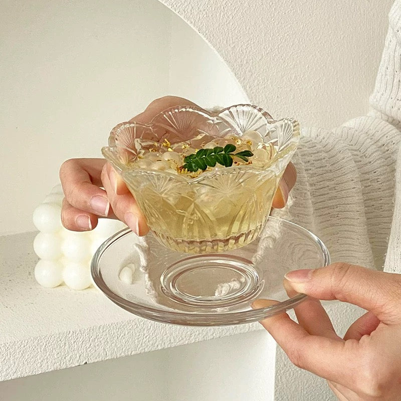 Flora Bowl + Lumi Glass Coaster