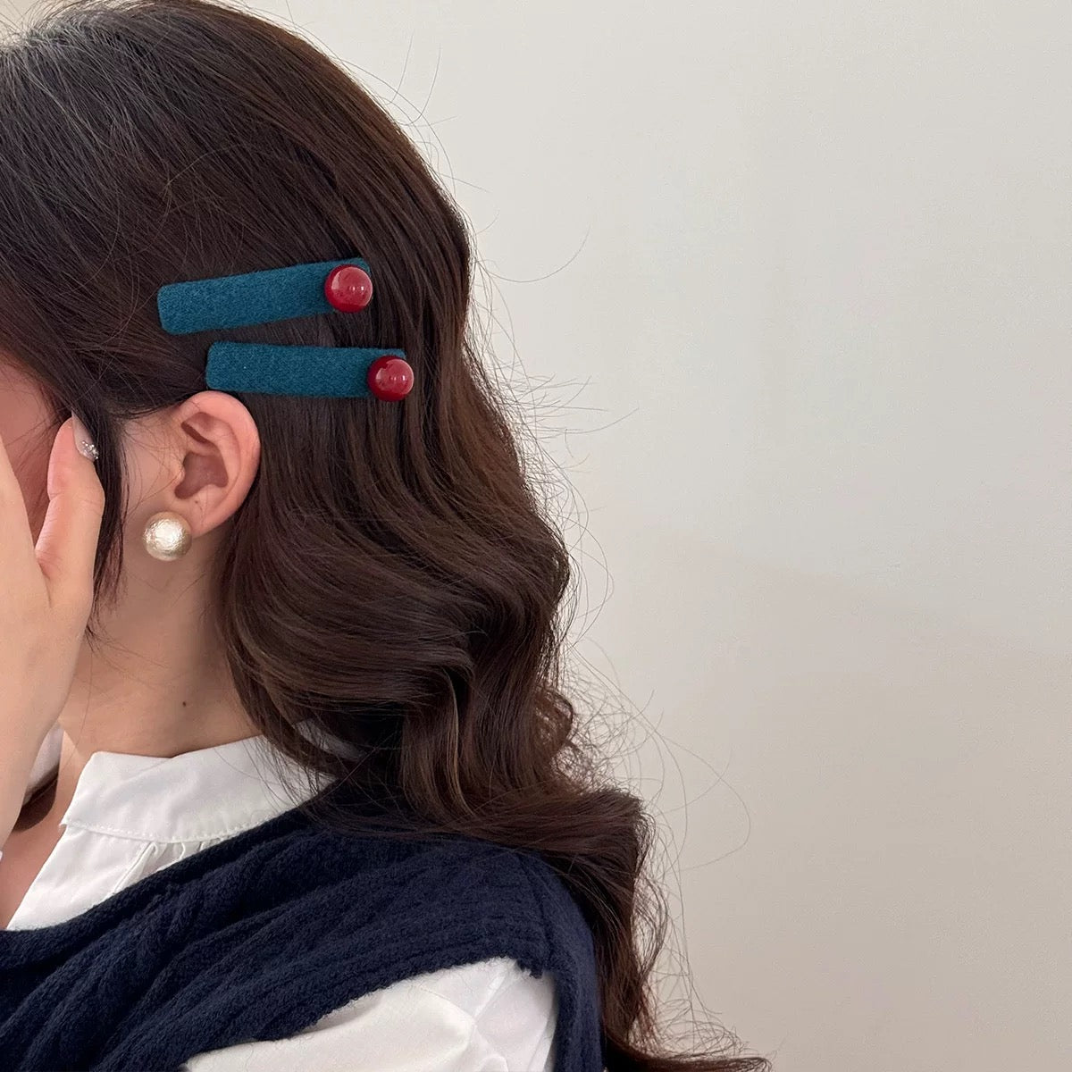 Ribbon Charm Hair Clip