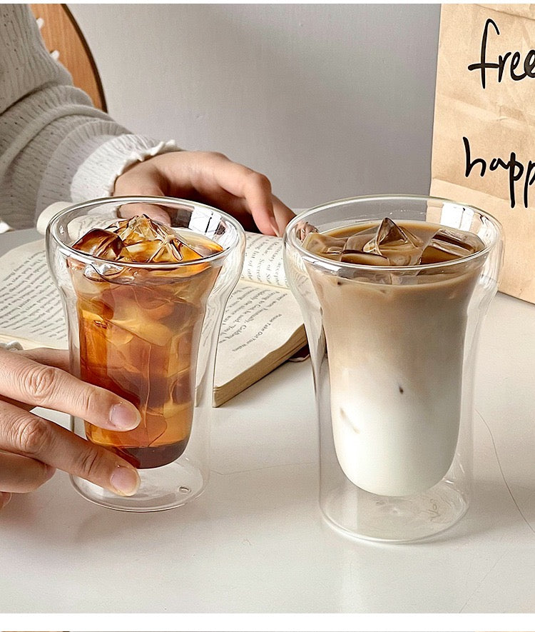 Aura Double Wall Glass Cup