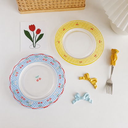 Maison Jardin Glass Plate
