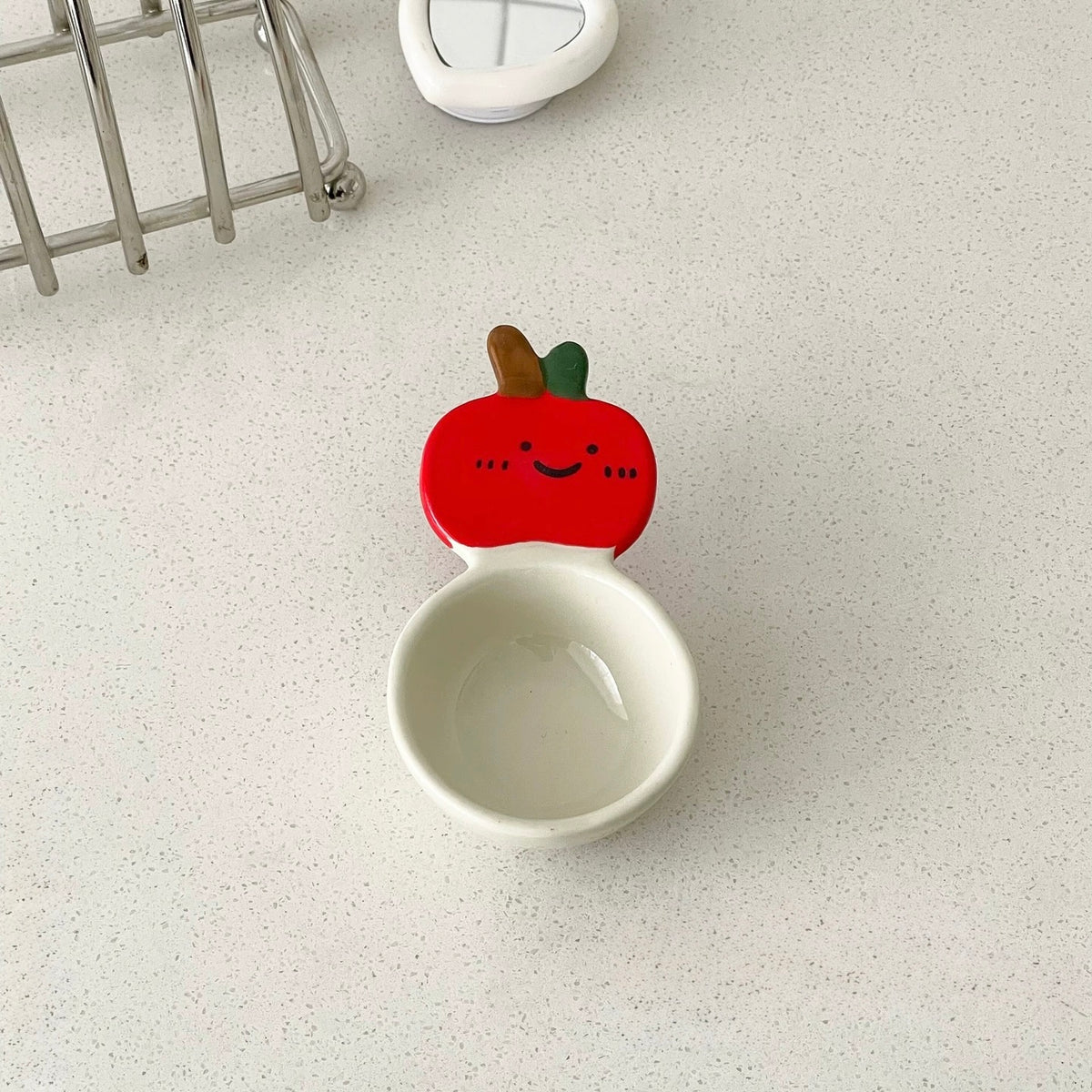 Playful Handle Dipping Dish