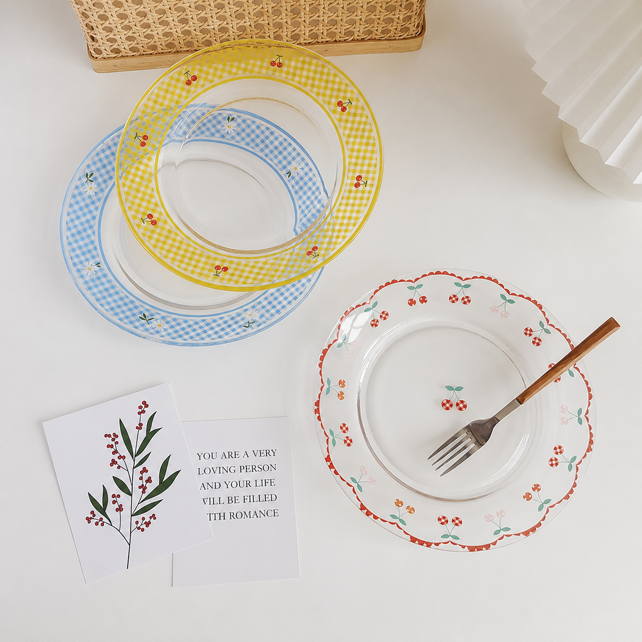 Maison Jardin Glass Plate