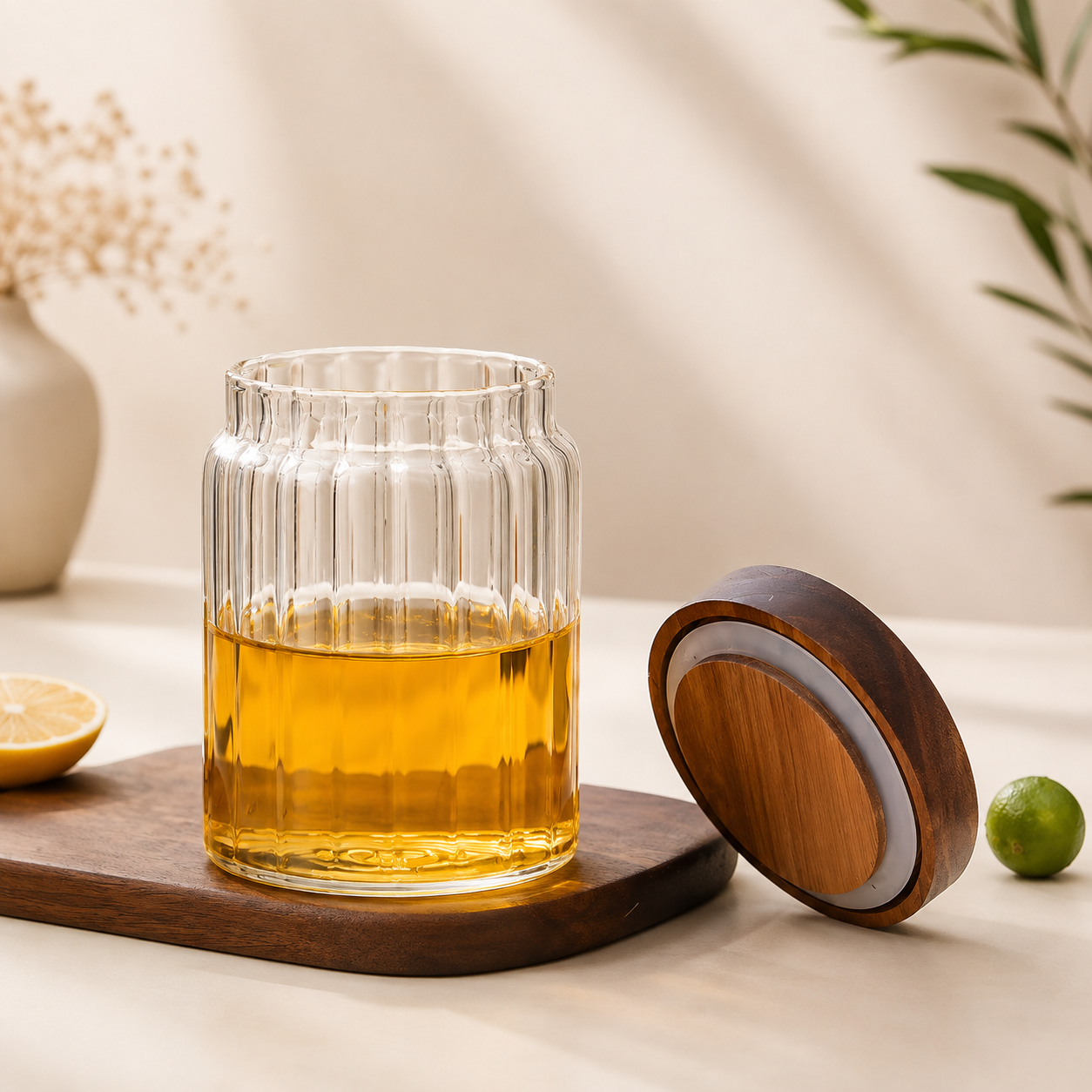 Everyday Glass Storage Jar