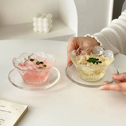 Flora Bowl + Lumi Glass Coaster
