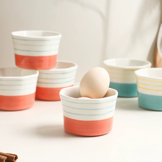 Sunset & Surf Ceramic Ramekin Bowls