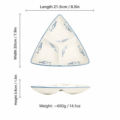 Coastal Catch Divided Plate