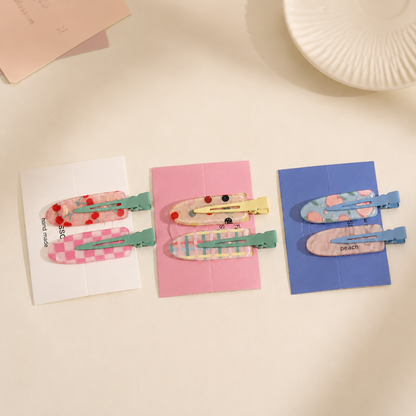 Spring Juice Hair Clips (Set of 2)