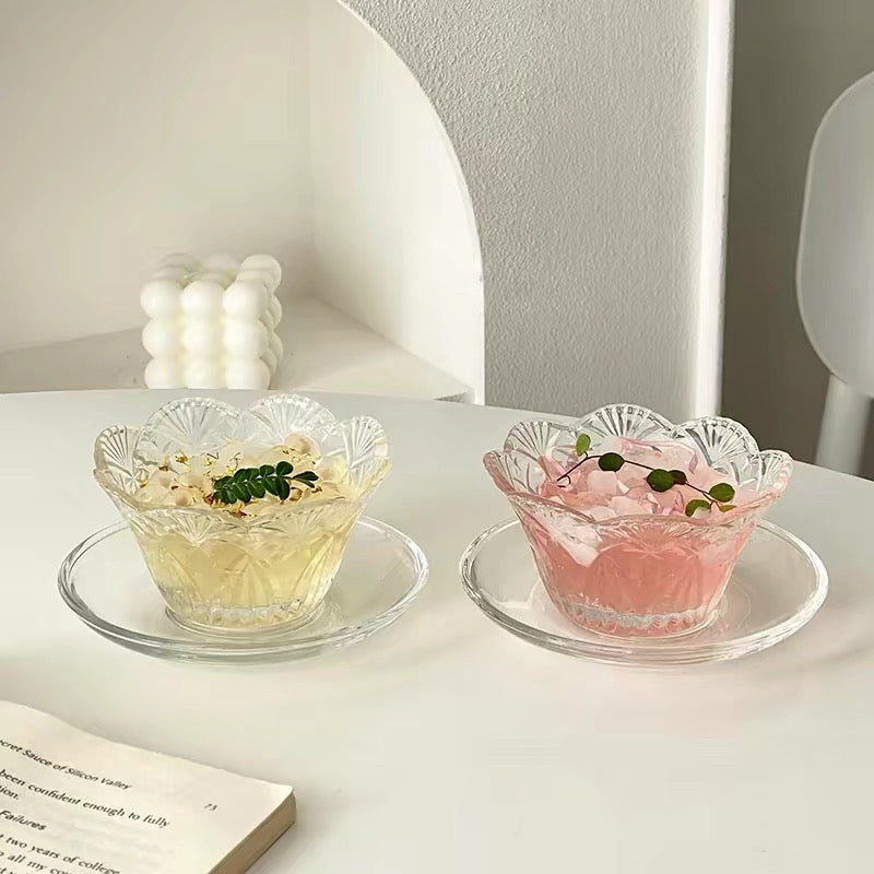 Flora Bowl + Lumi Glass Coaster