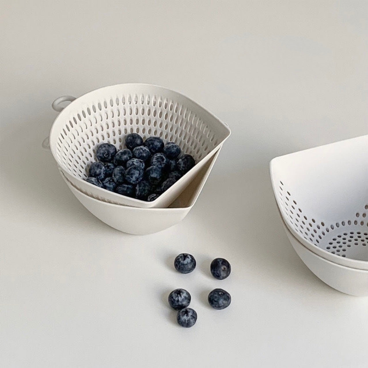 Dual-Layer Drain Basket Set