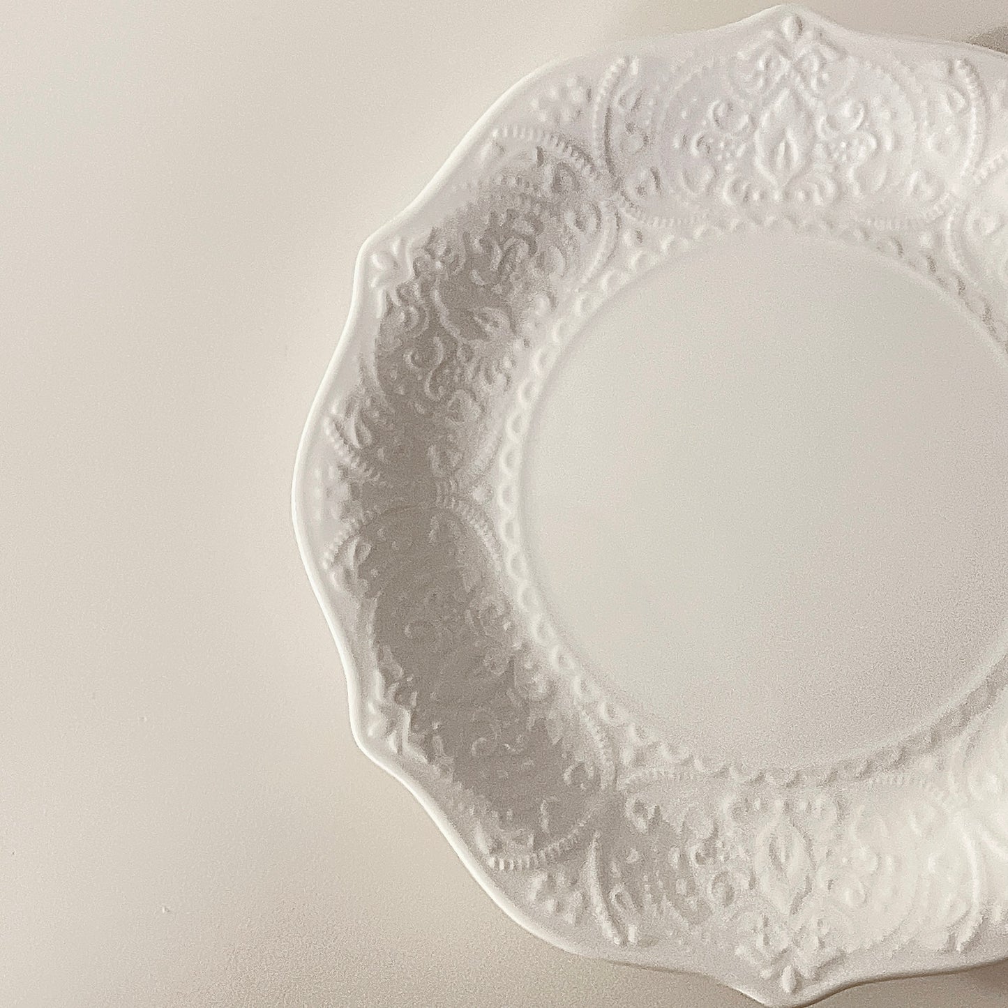 Lace Embossed Plate