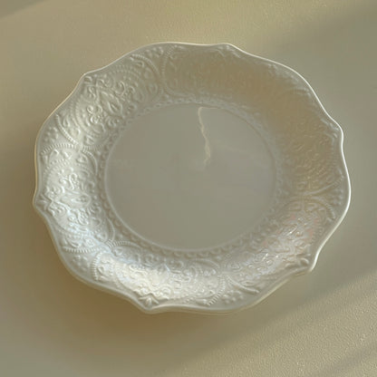 Lace Embossed Plate