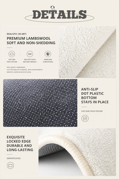 Playful Dachshund Plush Bath Mat