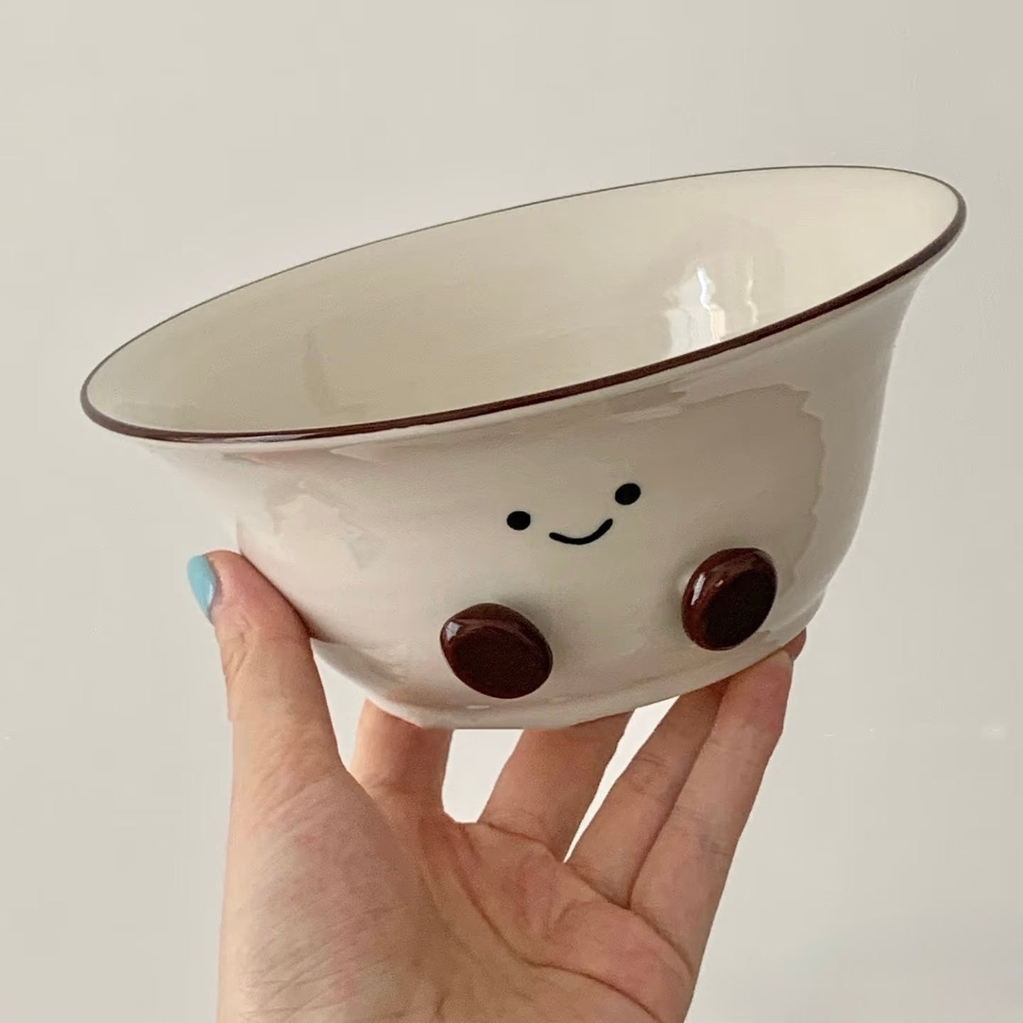Smiley Bean Ceramic Collection-Medium Bowl
