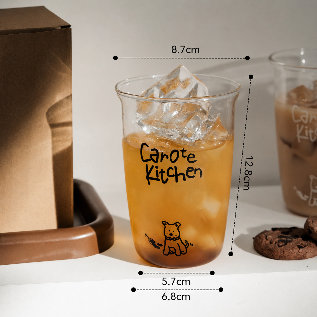 Puppy Café Glass