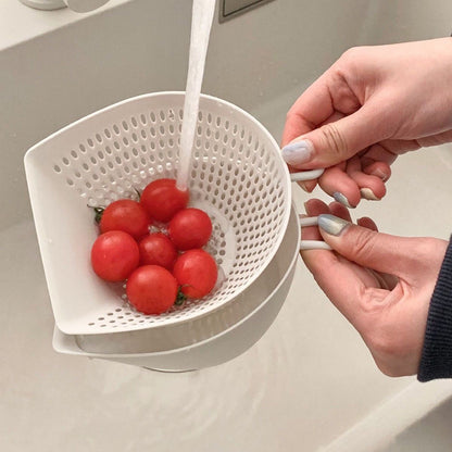 Dual-Layer Drain Basket Set