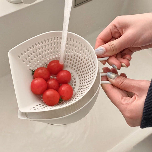 Dual-Layer Drain Basket Set