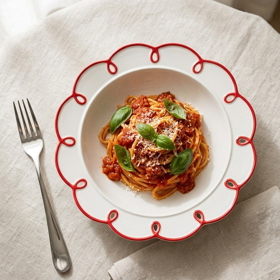Apple Red 9’’ Soup Dish