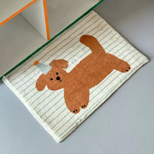 Cozy Puppy Plush Bath Mat