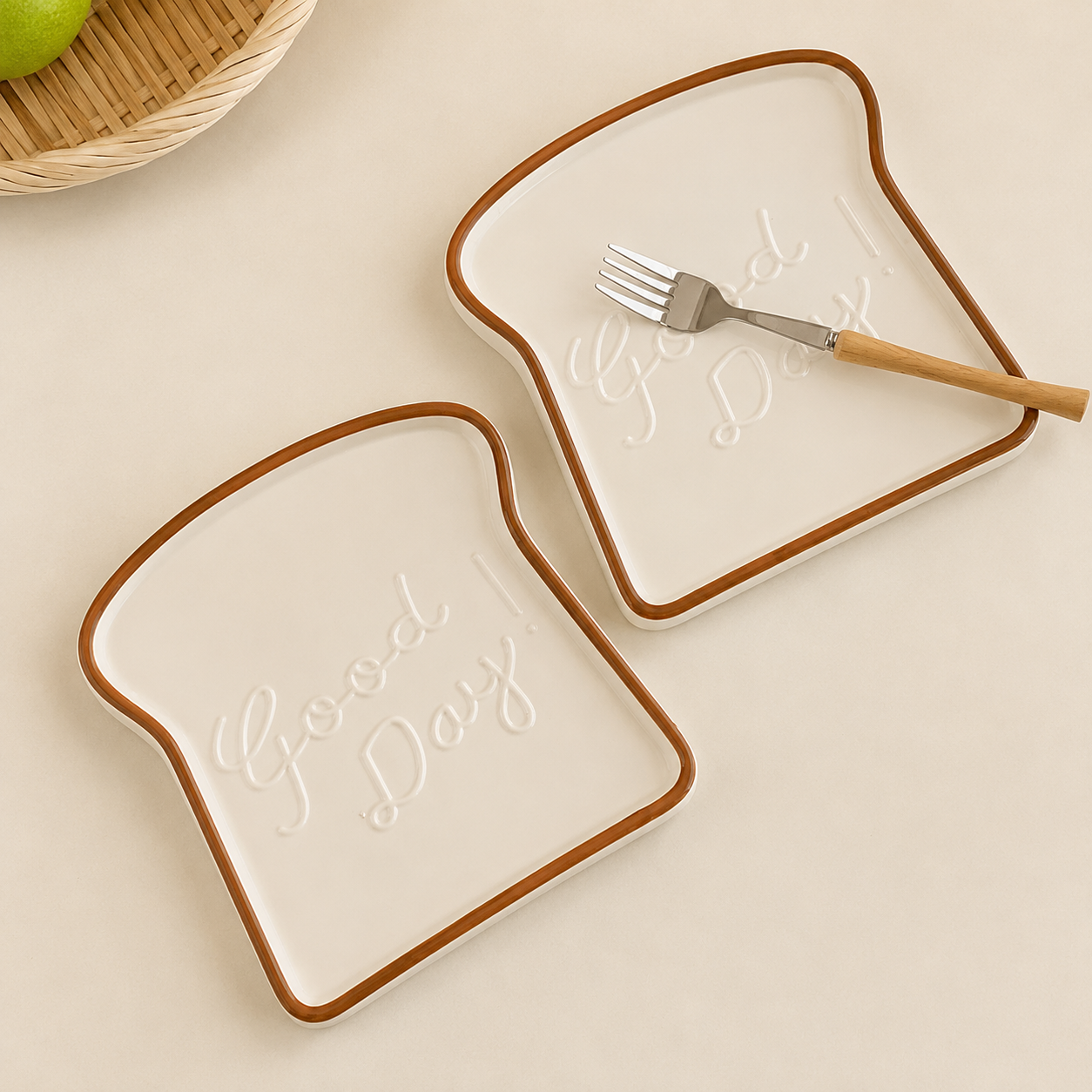 Morning Toast Plate