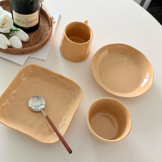 PureForm Amber Tableware Set (4-Piece)