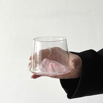 Fuji Peak Glass Cup