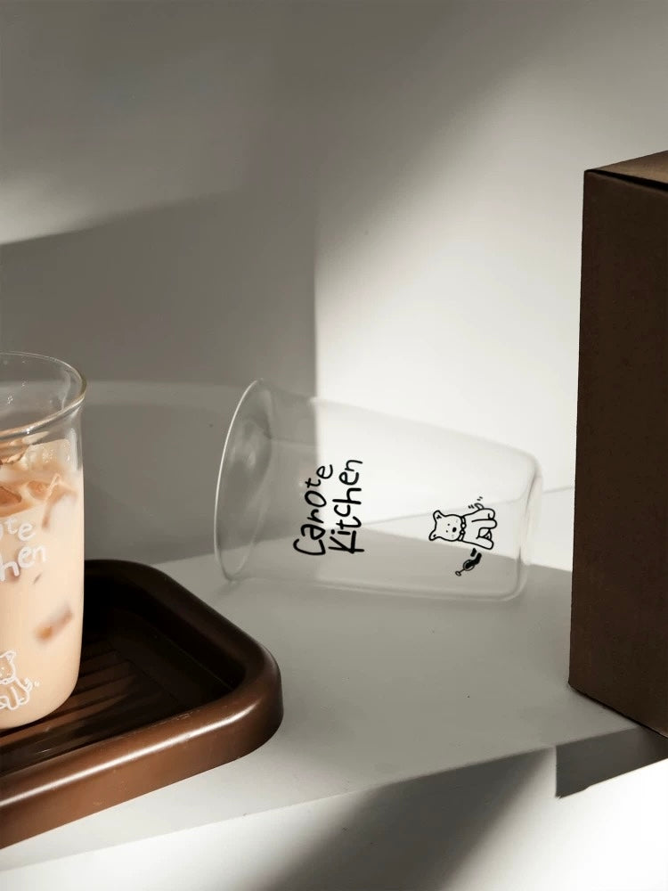 Puppy Café Glass