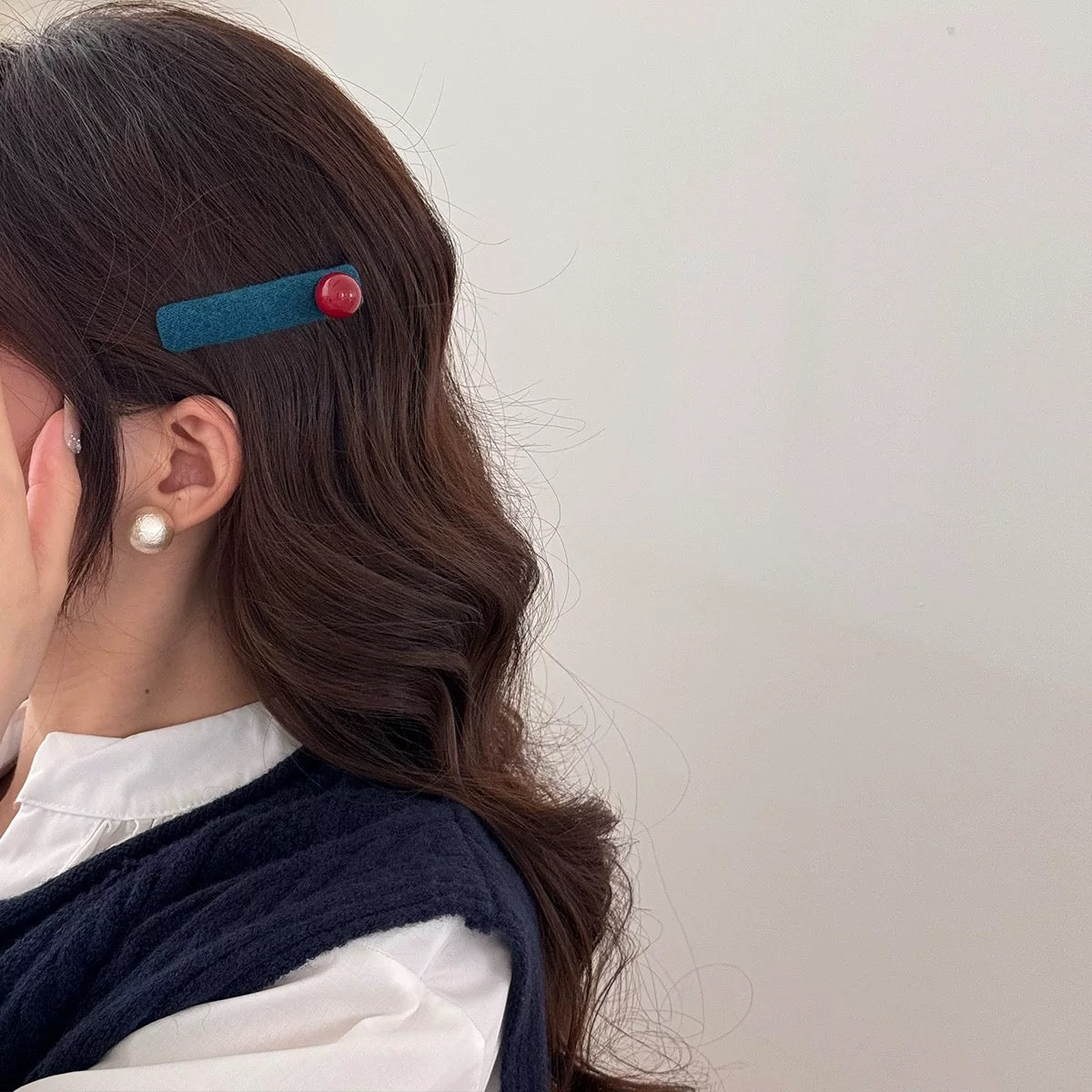 Ribbon Charm Hair Clip