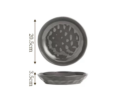 PureForm Graphite Tableware Set (4-Piece)