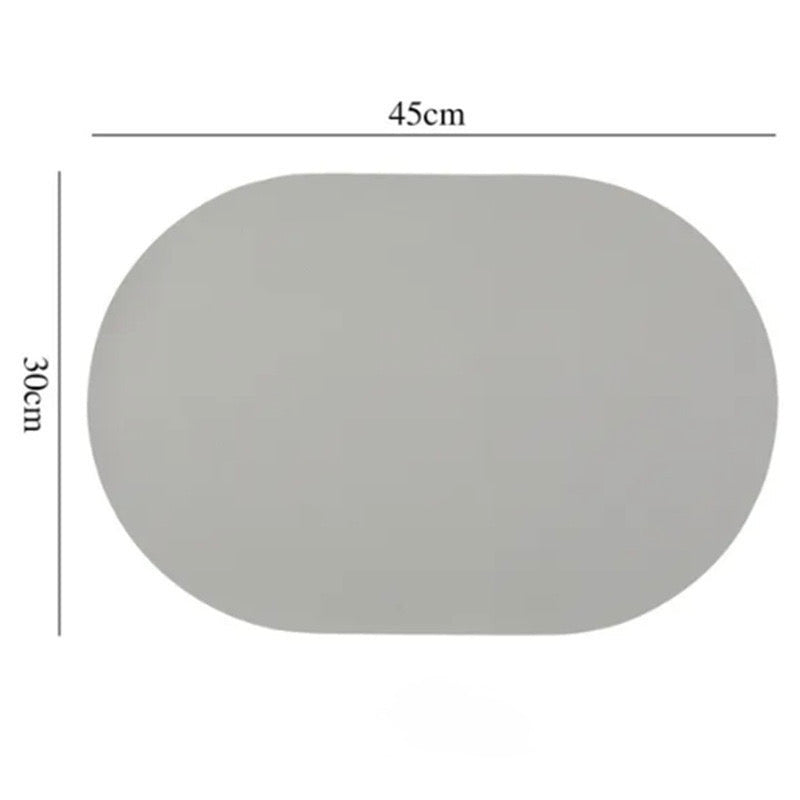 Nordic Style Leather Table Mat