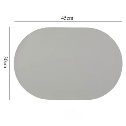Nordic Style Leather Table Mat