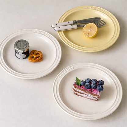 Crema Letter Plate