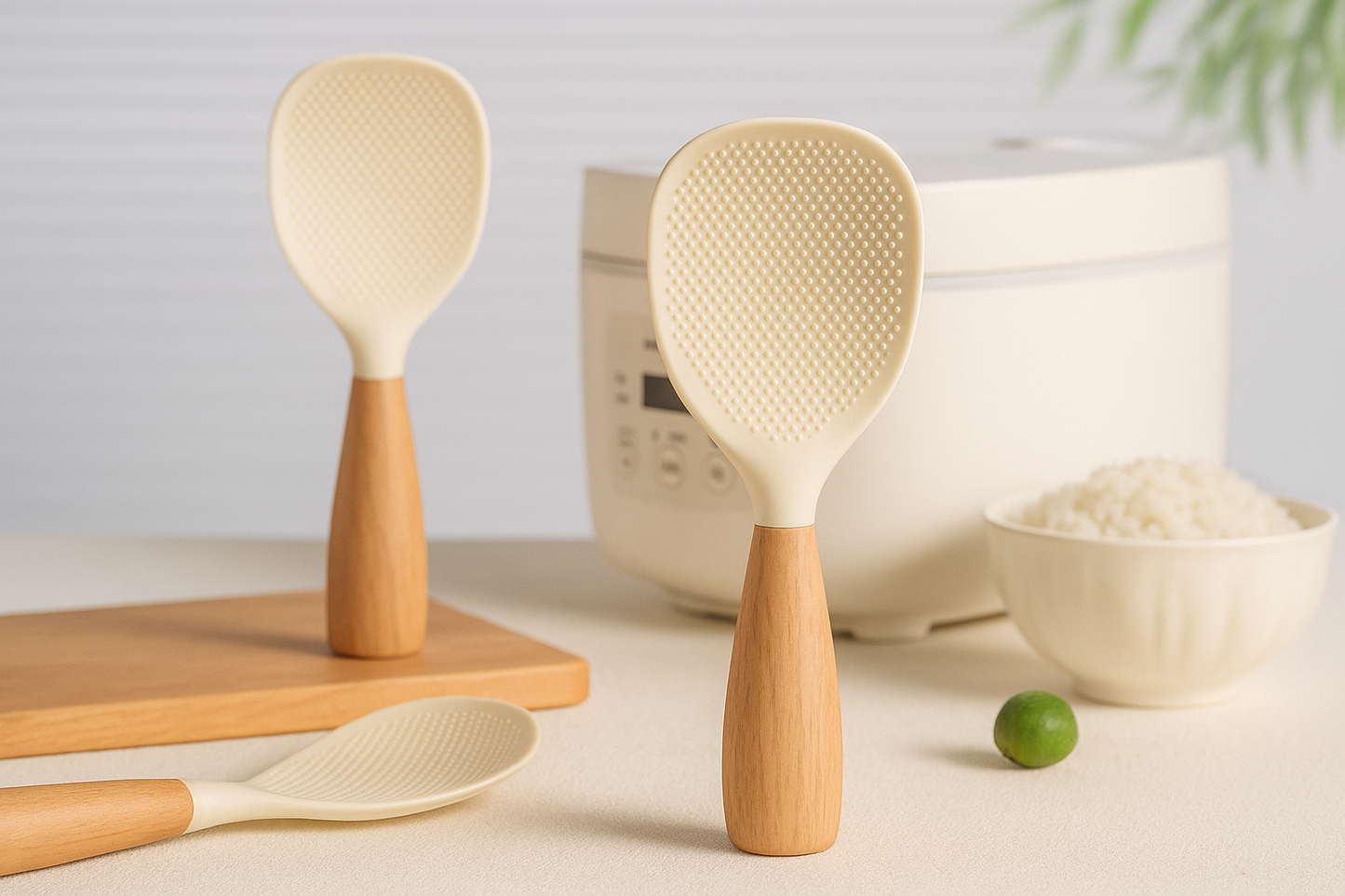 StandEase Silicone Rice Paddle