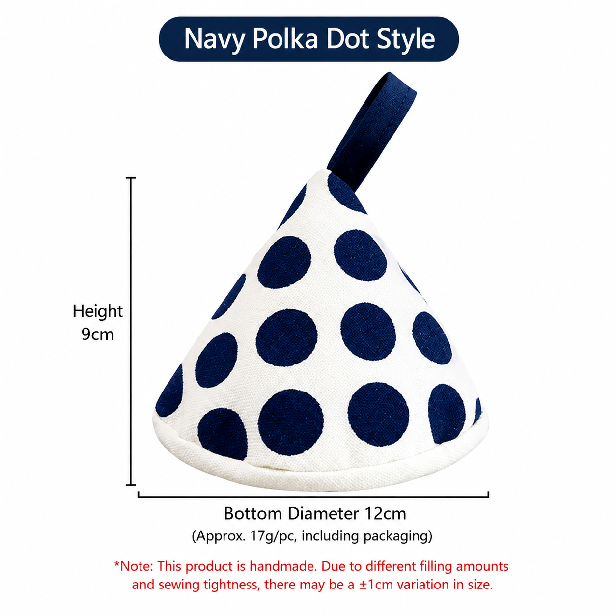 Polka Dot Pot Lid Handle Cover