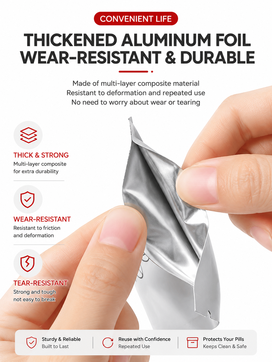 On-the-Go Pill Pouches (30 pcs/pack)