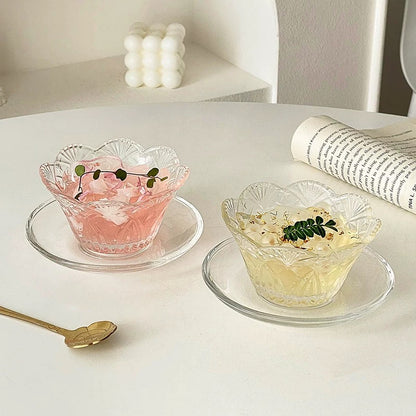 Flora Bowl + Lumi Glass Coaster