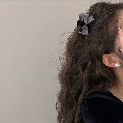 Ribbon Charm Hair Clip
